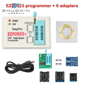 EZP2023 Plus USB High Speed SPI Flash Programmer พร้อมอะแดปเตอร์ 12 ตัว SOP8 QFN8 WSON8 TSSOP8 เครื่องมือเขียน BIOS - Product Image 2