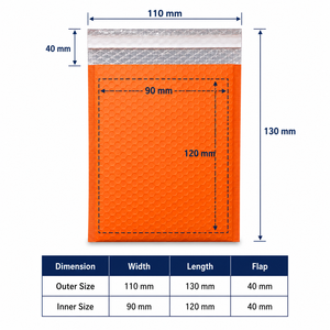 Buste Imbottite in Polietilene di Alta Qualità, Impermeabili e Antistrappo, con Dimensioni Personalizzabili per Imballaggio e Spedizione di Abbigliamento - Product Image 3