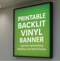 Caja de Luz Portátil Retroiluminada para Banners de Vinilo, de Aluminio, Colgante, para Interiores y Exteriores, para Comercios y con Iluminación LED
