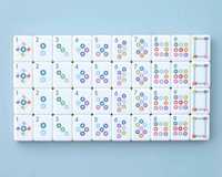 Tuiles de Mahjong Américaines Modernes de Luxe, en Acrylique Durable Anti-Décoloration, Gravées au Laser, Idéales pour le Divertissement Familial - Vente Chaude