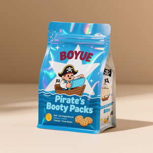 Sachet refermable personnalisé imprimé, résistant à l'humidité, pour aliments et nourriture sèche pour animaux de compagnie (croquettes et friandises) - Product Image 4