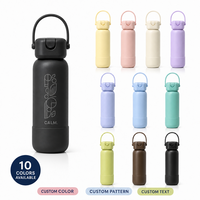 Bouteille d'eau réutilisable écologique 750 ml en acier inoxydable, isolée sous vide, anti-fuite, pour un usage quotidien