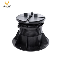 Supports de terrasse réglables en plastique Taurus pour terrasse extérieure