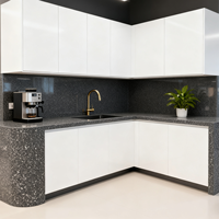 Revêtement de sol en terrazzo de luxe, résistant à l'usure, dalles de terrazzo artificielles, couleur personnalisée, dalle de terrazzo pour hôtel, appartement