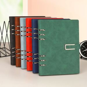 YS859 Wholesale Detachable Loose-<b>Leaf</b> Notebook With Custom School Corporate Meeting Book Sub Cover With Logo - Product Image 3
