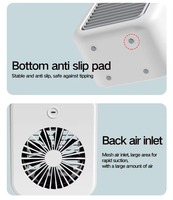 Mini ventilateur de refroidissement de climatiseur USB Mini ventilateur à évaporation Refroidisseur d'air personnel à brume fraîche à 3 vitesses