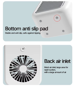 <span class=keywords><strong>Mini</strong></span> ventilador <span class=keywords><strong>de</strong></span> refrigeración para <span class=keywords><strong>aire</strong></span> <span class=keywords><strong>acondicionado</strong></span> USB, <span class=keywords><strong>Mini</strong></span> Ventilador evaporativo, <span class=keywords><strong>Enfriador</strong></span> <span class=keywords><strong>de</strong></span> <span class=keywords><strong>aire</strong></span> personal <span class=keywords><strong>de</strong></span> niebla fría <span class=keywords><strong>de</strong></span> 3 velocidades - Product Image 4