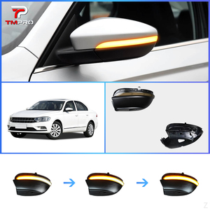 Rétroviseur latéral à LED avec clignotant séquentiel à défilement pour VW Scirocco CC Magotan Sagitar Bora Beetle pour ateliers <span class=keywords><strong>de</strong></span> <span class=keywords><strong>tuning</strong></span> automobile - Product Image 1