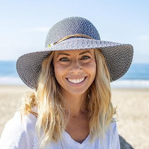 New có thể gập lại tùy chỉnh mùa xuân và mùa hè UPF50 + mặt trời đánh giá phụ nữ hàng ngày dù để che nắng bền phụ nữ thời trang Pháp Manor mũ rơm - Product Image 6