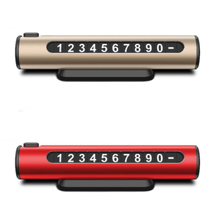 Màn Hình Số Điện Thoại Di Động 2 Số Điện Thoại Di Động Bằng Hợp Kim Nhôm Từ Tính Mới 2021 Phụ Kiện Nội Thất Ô Tô - Product Image 1