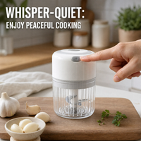 Procesador de Alimentos Inalámbrico de 5W con Carcasa de Plástico para Jengibre, Chile, Frutas, Carne, Especias, Frijoles - Nuevo Molinillo de Ajo de 250ML