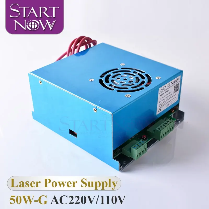 Startnow 50W-G MYJG-50 45 55 50W CO2 Laser Engraving Machine Source Laser Power Supply