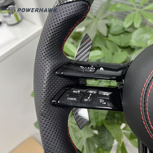 Volante de Cuero y Fibra de Carbono Personalizado de Venta Caliente de Fábrica para <span class=keywords><strong>Mercedes</strong></span> <span class=keywords><strong>Benz</strong></span> W204 W205 W213 W222 W167 C E S GLC GLE GLS AMG C43 - Product Image 2