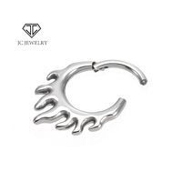 G23 perhiasan tubuh anak-anak, Perhiasan Tubuh trendi Titanium untuk anak-anak, anting tindik, kancing Helix, cincin hidung Septum, untuk pertunangan pernikahan atau hadiah