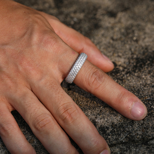 Bagues de fiançailles et de <span class=keywords><strong>mariage</strong></span> de haute qualité, bijoux hip-hop, <span class=keywords><strong>argent</strong></span> sterling 925, micro-pavé de diamants CZ, bagues de couple S925 pour <span class=keywords><strong>homme</strong></span> et <span class=keywords><strong>femme</strong></span> - Product Image 5