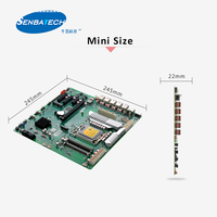 W680MS Shenzhen Bulk Carte mère 12 USB SATA3.0 TPM PS2 Dual DDR4 Dual HD1.4 Socket Matx LGA 1700