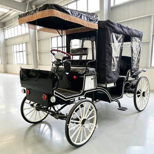 Voiture électrique de tourisme vintage ZOWN noire avec roues crème pour le transport de passagers touristiques - Product Image 1