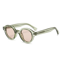 Lunettes de soleil rondes vintage rétro pour hommes, style épais de haute qualité, pour femmes, idéales pour les voyages en extérieur, les affaires, la conduite, lunettes décoratives