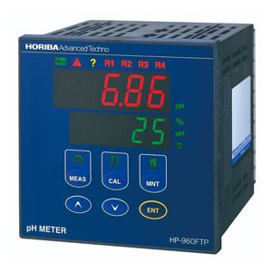 pH-mètre HORIBA à montage sur panneau, alarme 4 points, contrôle proportionnel à partage de temps, 4 fils, HP-960FTP, origine Japon, personnalisable - Product Image 1