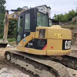 <b>Used</b> Caterpillar CAT313C Crawler Excavator 13Ton Original Hydraulic Digger Construction <b>Machinery</b> For Sale - Product Image 3