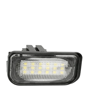 Éclairage de plaque d'immatriculation LED pour <span class=keywords><strong>Chrysler</strong></span> <span class=keywords><strong>Crossfire</strong></span>, sans erreur, Canbus, blanc, ensemble de lampes de plaque d'immatriculation LED - Product Image 1