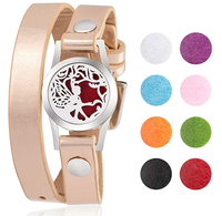 Bracelet diffuseur d'huiles essentielles, médaillon de parfum, parfum, l'anxiété magnétique,