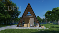 Kits de maisons préfabriquées en acier léger de luxe, maisons préfabriquées en acier moderne, villas préfabriquées avec certification CE