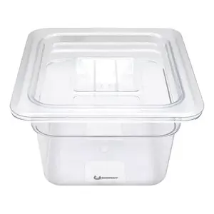 Inserto de Policarbonato 1/6 de 6 cm con Tapa Cambro Shorbull - Product Image 1