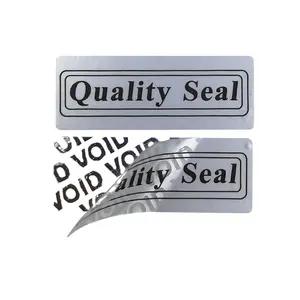 Custom Printing Tamper Proof Seal Sticker Holographic Logo Security Hologram Void Sticker Roll Warranty Void Sticker