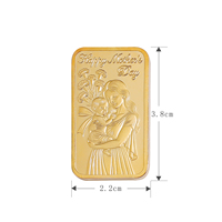 2026 Neuheiten Nicht-Magnetische Muttertagsgeschenke Vergoldete Goldbarren Souvenir Sammlerstück Geschenksets