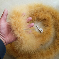 Vente en gros de 2m 40g de magnifiques boas colorés à motif blanchi pour chandelle et plumes de marabout pour les décorations de fête et de carnaval