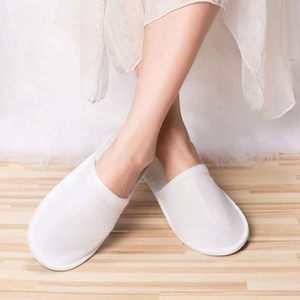 Pantuflas Desechables Antideslizantes para Huéspedes, Pantuflas al por Mayor para Hotel, Spa, Viajes, Hogar sin Zapatos, Pantuflas de Spa - Product Image 1