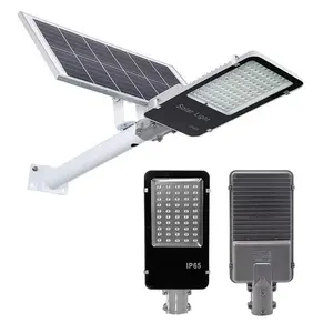 عمود ضوء للشارع بالطاقة الشمسية للأماكن الخارجية 200 وات 300 وات 500 وات مصابيح فوانيس LED موفرة للطاقة وتحمية البيئة متينة - Product Image 1