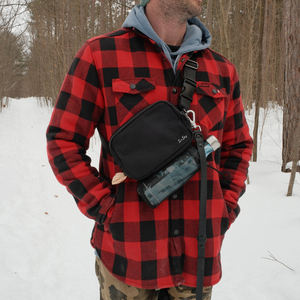 SinSky tas pinggang kustom, dompet selempang nilon olahraga berjalan anjing dengan pemegang botol air - Product Image 3