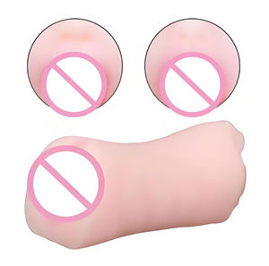 Masturbateur masculin réaliste 2 en 1 TPE <span class=keywords><strong>Vagin</strong></span> artificiel avec fonction sexuelle orale et <span class=keywords><strong>dents</strong></span> de langue Jouet sexuel profond pour hommes - Product Image 6