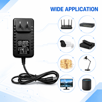 Adaptateur secteur 12V 1A 12W à brancher pour CCTV et PC, alimentation pour bande LED