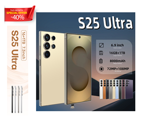 2025 mới nhất siêu thông minh S25 5g điện thoại thông minh 16GB + 1TB <span class=keywords><strong>Android</strong></span> HD 108mp phía sau máy ảnh Deca Core <span class=keywords><strong>Dual</strong></span> <span class=keywords><strong>Sim</strong></span> 144Hz làm mới Tiếng Anh - Product Image 5