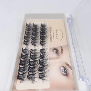 <span class=keywords><strong>Pestañas</strong></span> al por Mayor, <span class=keywords><strong>Pestañas</strong></span> en Racimo Superfinas para Manualidades, Estilo Natural, <span class=keywords><strong>Pestañas</strong></span> con Efecto Ondulado, Kits de <span class=keywords><strong>Pestañas</strong></span> en Racimo de Longitud Mixta Personalizada - Product Image 4