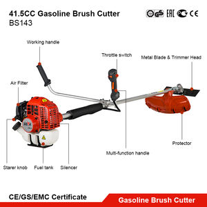41.5CC 2 temps jardin outil électrique machine <span class=keywords><strong>débroussailleuse</strong></span> à essence pour HUSQ 143 143R II <span class=keywords><strong>débroussailleuse</strong></span> - Product Image 2