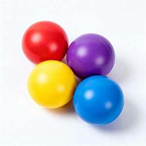 كرة مطاطية من السيليكون عالية النطاط صغيرة بشعار مطبوع حسب الطلب ، حيوان أليف طبيعي مرتد صلب صغير - Product Image 6