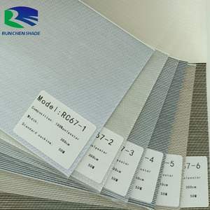 Tissu de store intérieur de bureau 100% polyester double tissu de rideau de jour et de nuit zèbre - Product Image 2