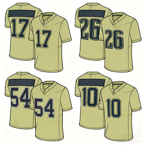 เสื้อฟุตบอลทีมชายคุณภาพเยี่ยมแบบเย็บใหม่ ปี 2025 ขายส่ง เสื้อฟุตบอลอเมริกันสีเขียว - Product Image 1