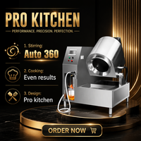 Robot de cuisson automatique électrique SEMIKRON 20KG en acier inoxydable 304, puissance 5000-10000W, garantie 1 an, pour restaurant