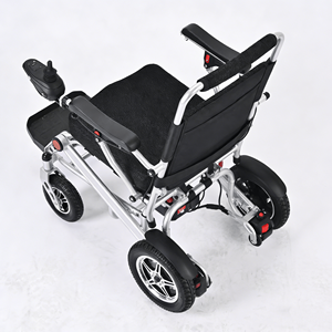 Silla de Ruedas Eléctrica Plegable Ligera y Portátil para Adultos - Motor Dual de 250W - Product Image 4