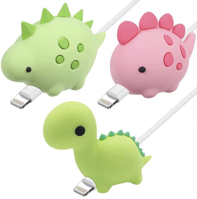 New Design Hot Sell Rubber Animal Bite 3D Cute Cartoon Portative Mobile Phone USB Charge Cable Protector