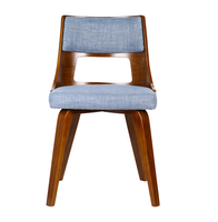 Chaises de salle à manger modernes en tissu velours avec accoudoirs