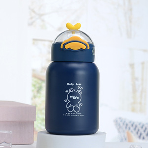 Borraccia Termica in Acciaio Inox con <span class=keywords><strong>Becco</strong></span> d'Anatra per Bambini, Design Moderno, Bottiglia d'Acqua Portatile con Cannuccia e Regalo Gonfio - Product Image 6