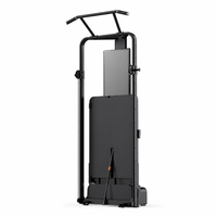 Estación de entrenamiento inteligente con espejo, máquina de gimnasio todo en uno para el hogar, entrenador con IA, entrenador con cable, pantalla táctil de 21 pulgadas, entrenamiento de cuerpo completo