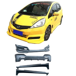 2011-2013 for Fit for Mugen Style ABS Plastic <b>Car</b> Bodykit New Front Lip Rear Lip Side Skirts for 2011 2013 - Product Image 5
