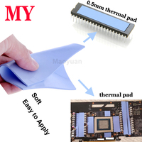 Pads thermiques/conducteurs de chaleur en gel de silice haute adhérence 1W-18W, feuille d'isolation pour le refroidissement des CPU/CPU de carte graphique